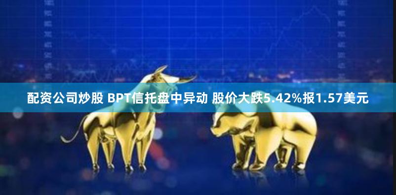 配资公司炒股 BPT信托盘中异动 股价大跌5.42%报1.57美元