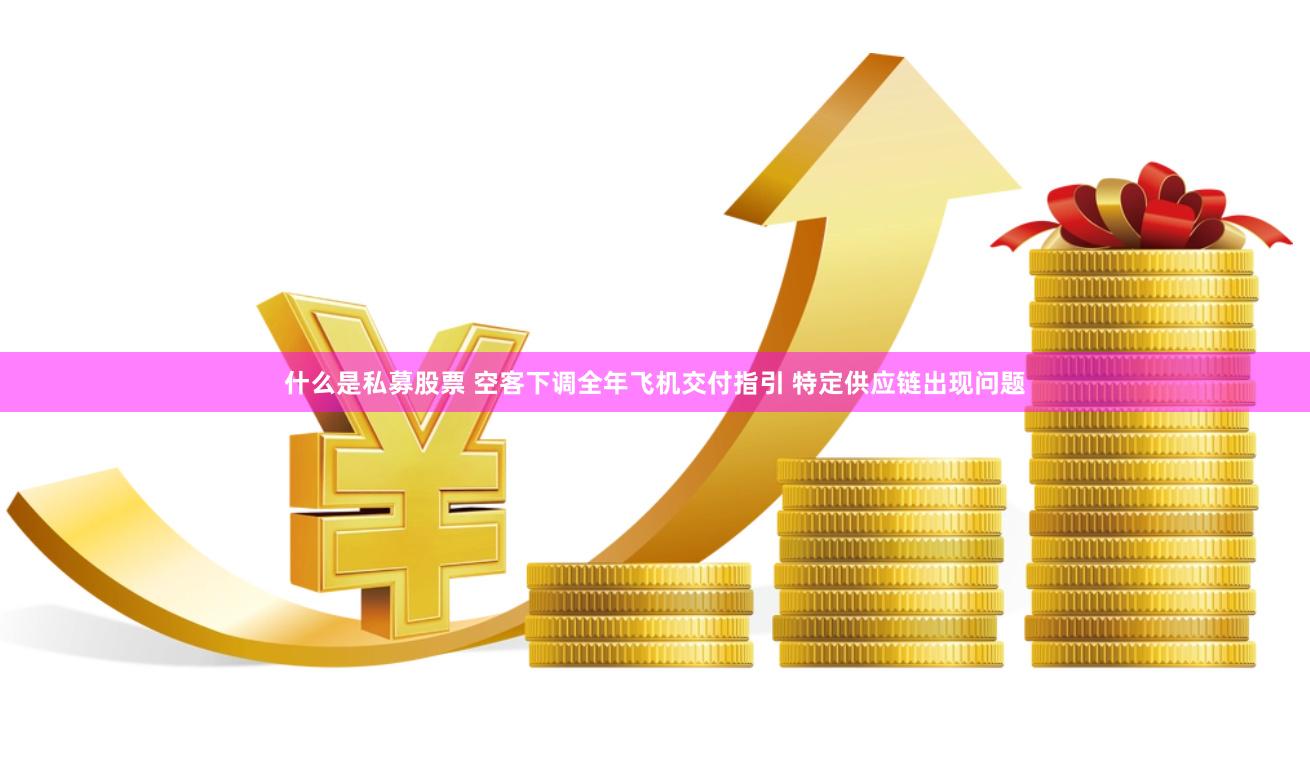 什么是私募股票 空客下调全年飞机交付指引 特定供应链出现问题