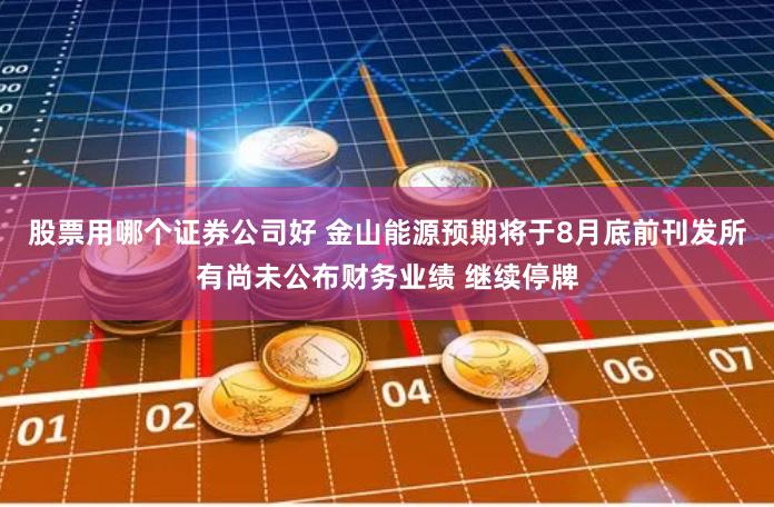 股票用哪个证券公司好 金山能源预期将于8月底前刊发所有尚未公布财务业绩 继续停牌